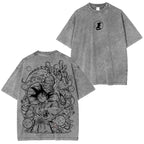Dragon Ball Anime Double Printed Washed Tee