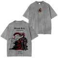 Camiseta Tachima Anime estampada a doble cara lavada