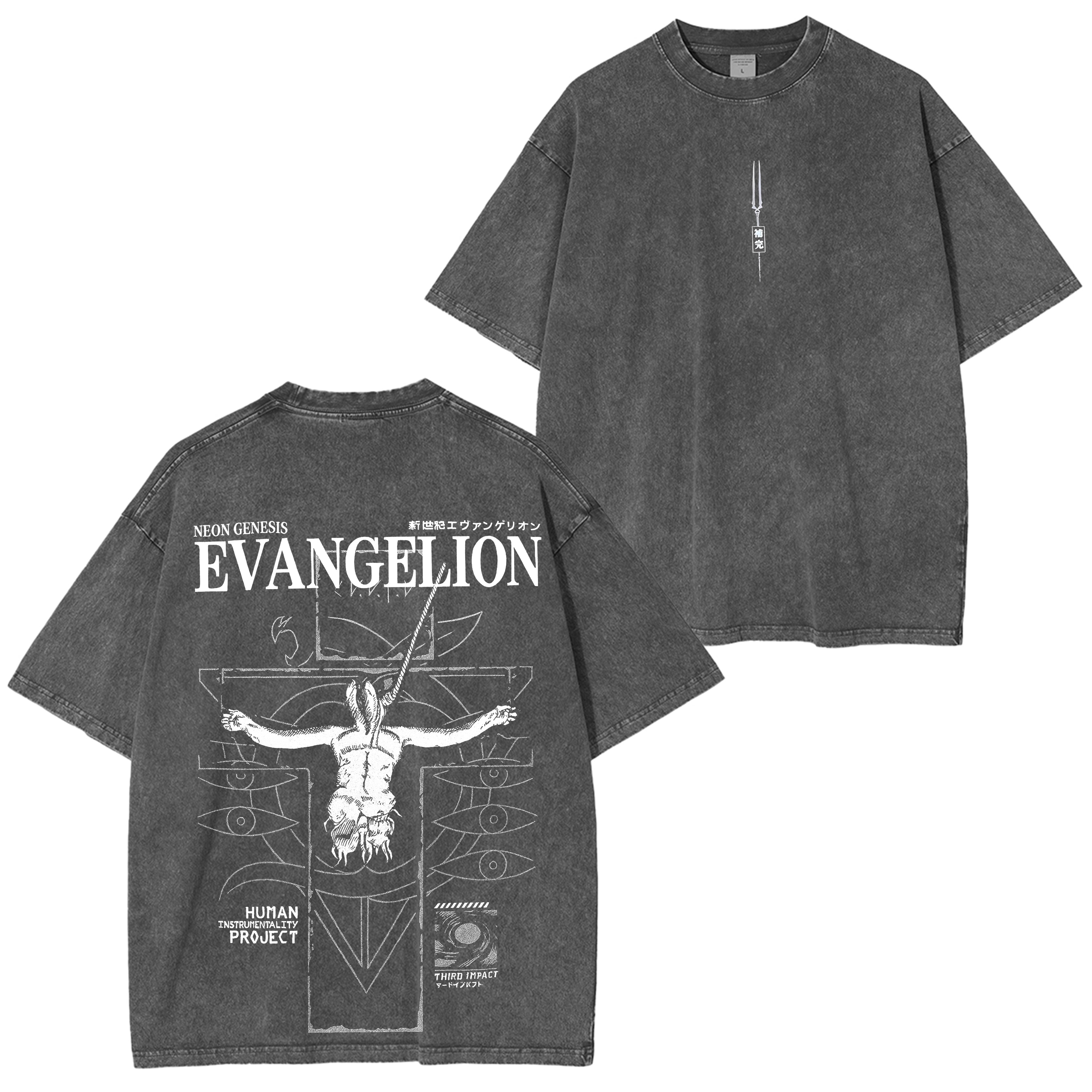 T-shirt Lilith ACID WASH - T-shirts Neon Genesis Evangelion