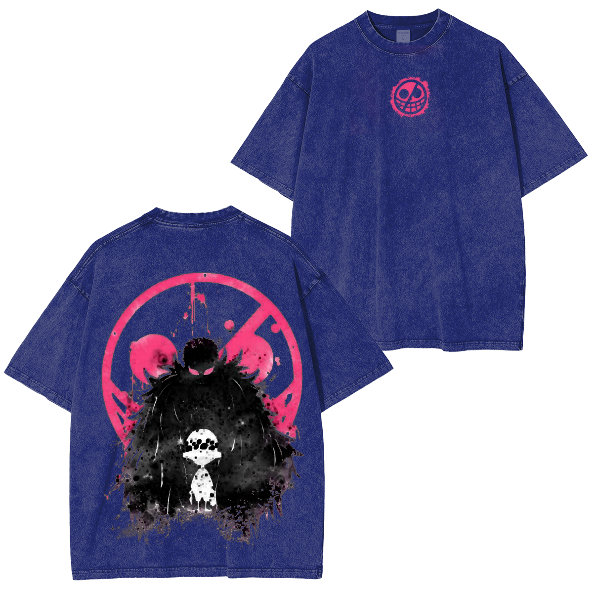Camiseta Lavada Vintage Retro Donquixote Doflamingo