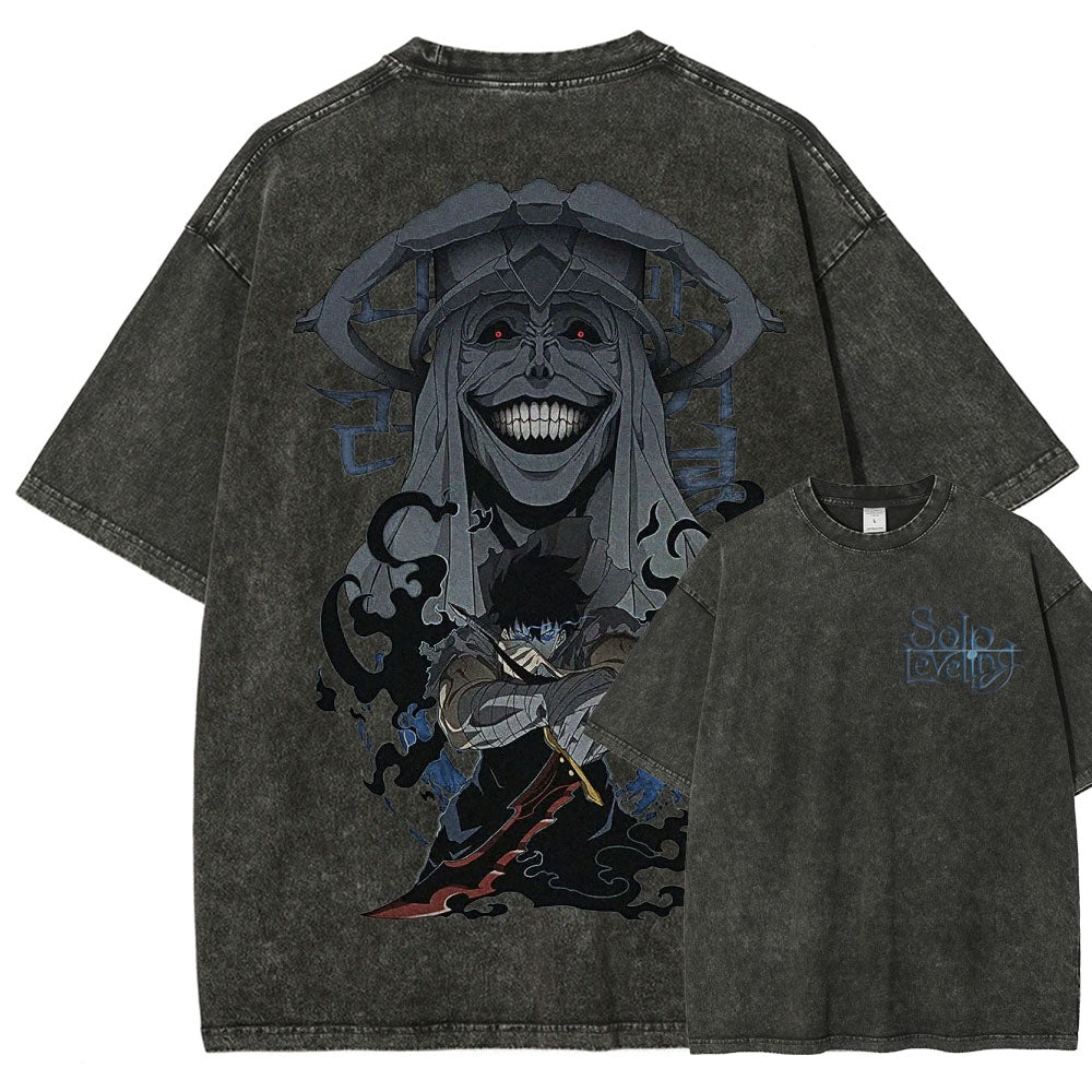 solo leveling Camiseta Unisex Lavada 2502004266