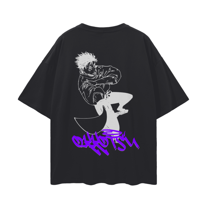 T-shirt Streetwear Graffiti Compagnon Maudit Noir