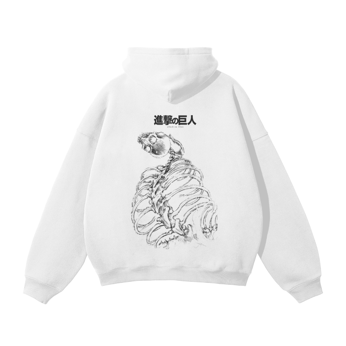 Le sweat à capuche Rumbling Streetwear blanc