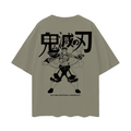 Camisa Marrón de Streetwear Mighty Stone