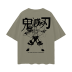 Camisa Marrón de Streetwear Mighty Stone