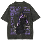 Solo Leveling Arise Printed Unisex Washed T-Shirt