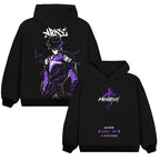 Sweat à capuche unisexe oversize imprimé Solo Leveling