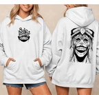 Sweat à capuche unisexe oversize imprimé Statue Divine Solo Leveling