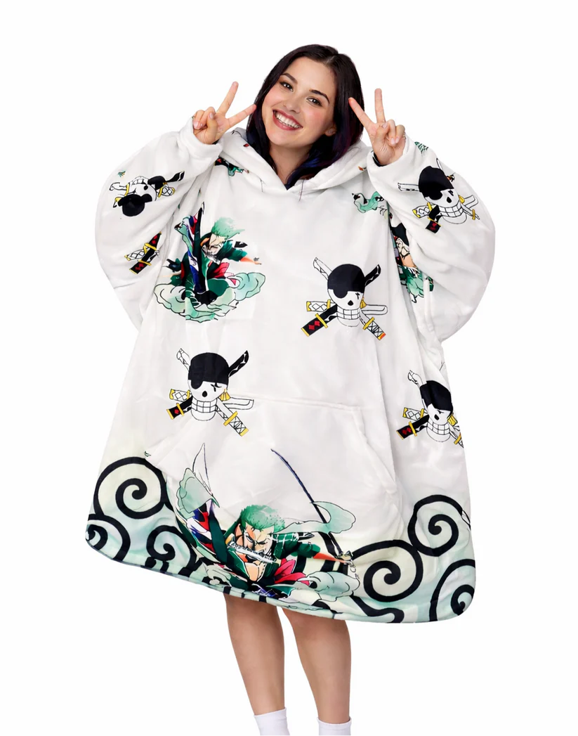 Sudadera manta extragrande de anime y dibujos animados