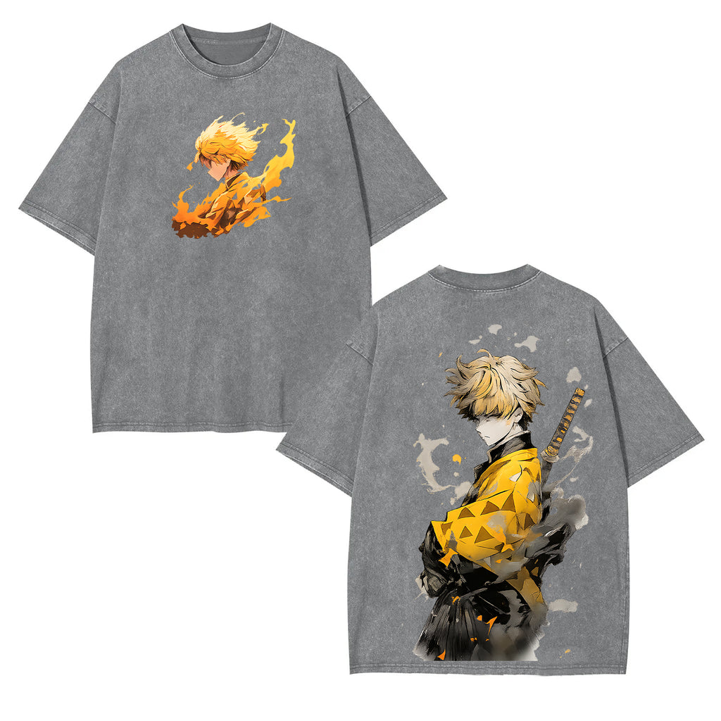 Hot Anime Zenitsu Agatsuma Demon Slayer T-Shirt