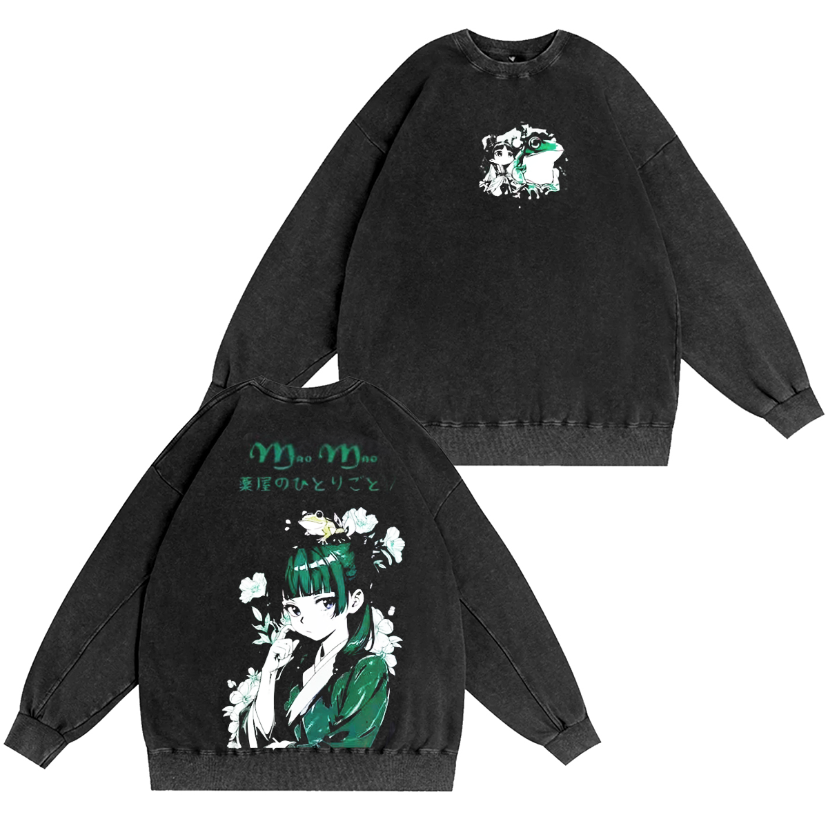 Maomao - La Genial Boticaria del Palacio Trasero Camiseta/Sudadera/Sudadera con Capucha con Lavado Vintage