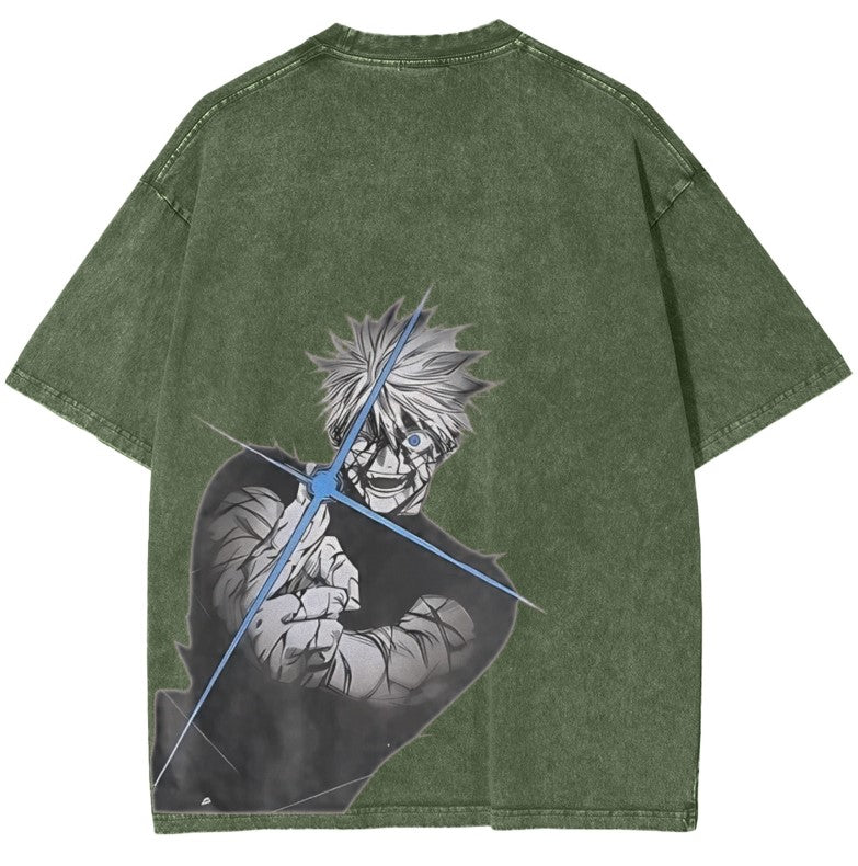 T-shirt Surdimensionné Vintage Jujutsu Kaisen