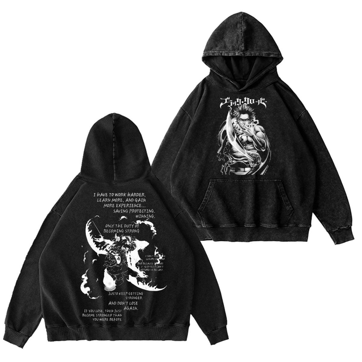 Black Clover  Washed T-shirt/Crewneck/Hoodie