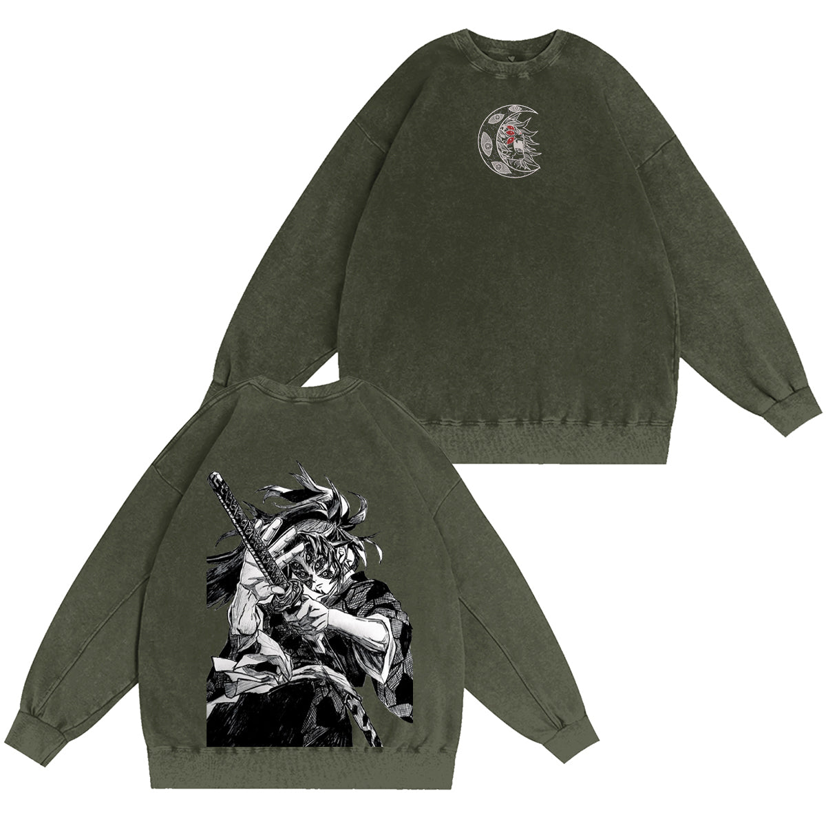 Demon Slayer Vintage Washed T-shirt/Crewneck/Hoodie