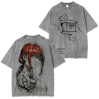 Chainsaw Man :Makima Vintage washed T-shirt/Crewneck/Hoodie