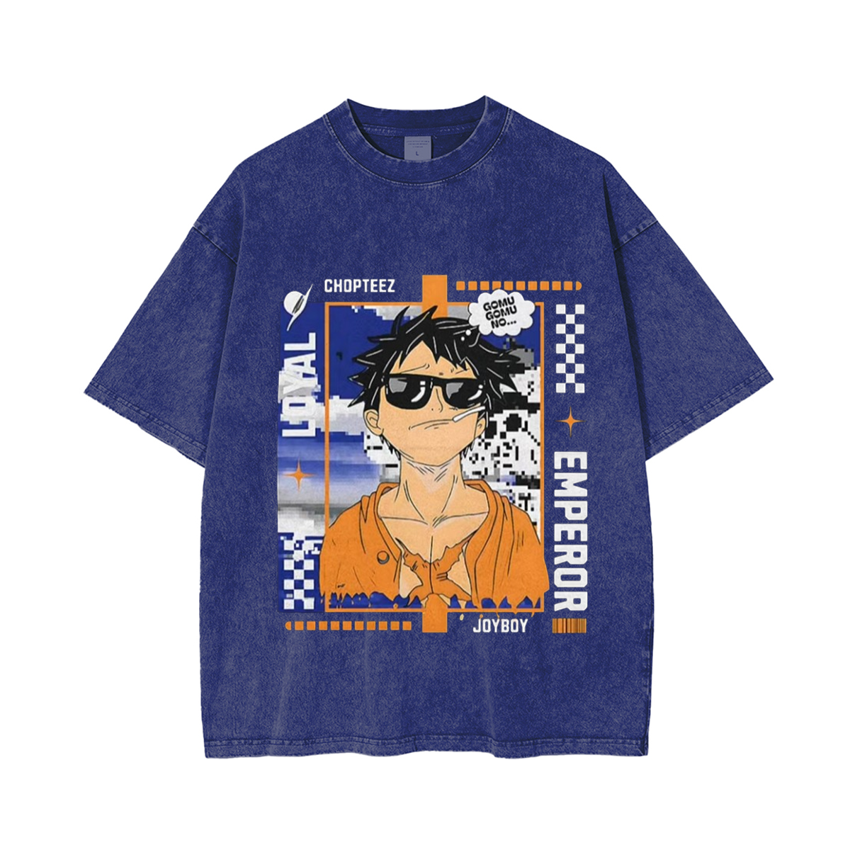 T-shirt/Col ras du cou/Sweat à capuche oversize Luffy