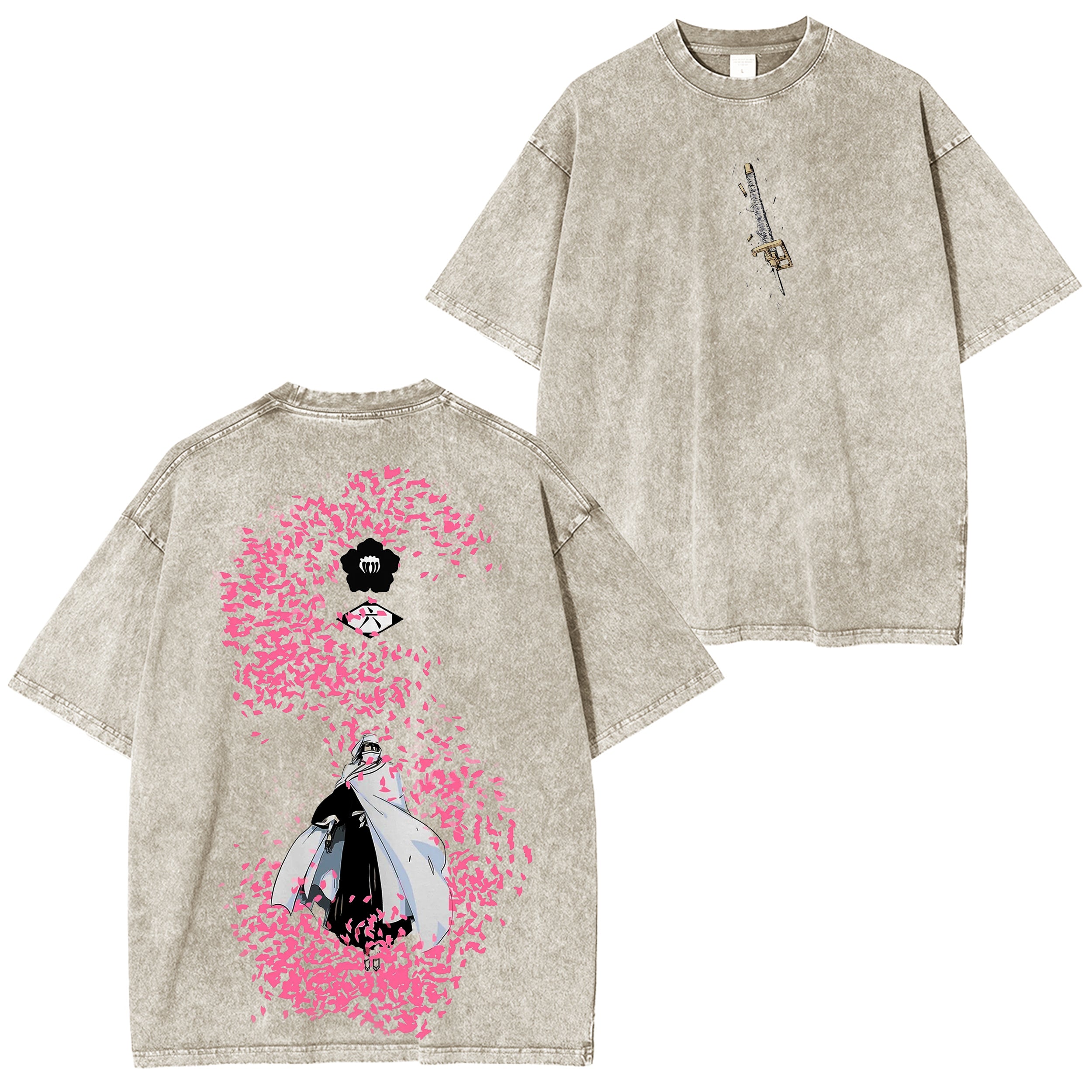 Camiseta vintage de Byakuya Kuchiki