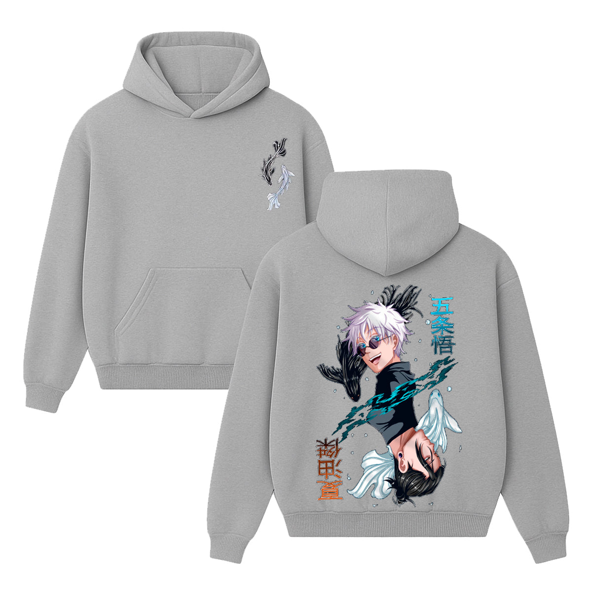 Camiseta Unisex Lavada Gojo Satoru Geto Suguru