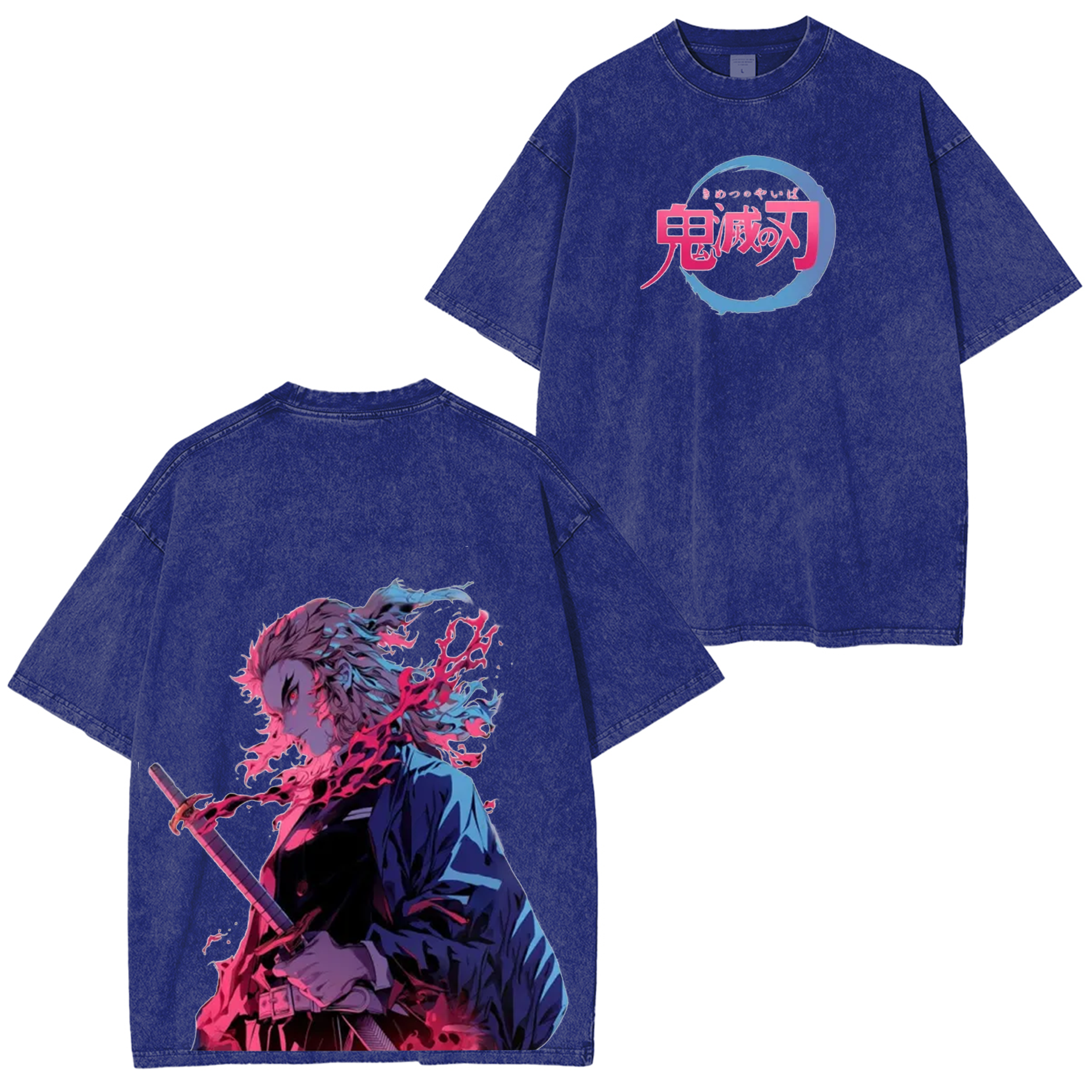 Demon Slayer Unisex Anime-Inspired Retro T-Shirt