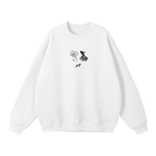 Le Sweat-shirt Streetwear du Sorcier le Plus Fort Blanc