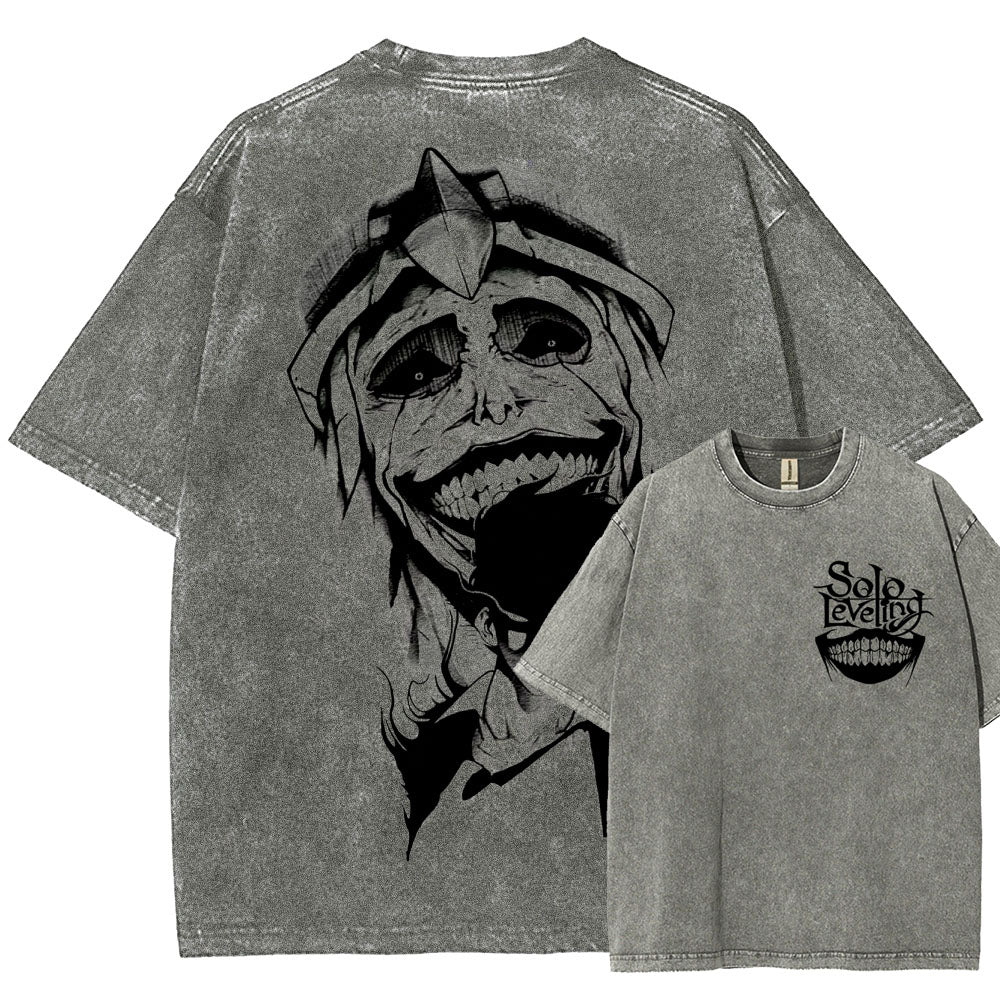solo levelingCamiseta unisex lavada 2502004724