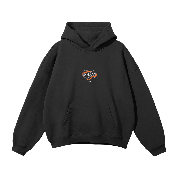 Flame Rogue Y2K Streetwear Hoodie Black
