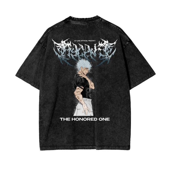 La chemise streetwear The Honored One Metal, délavée