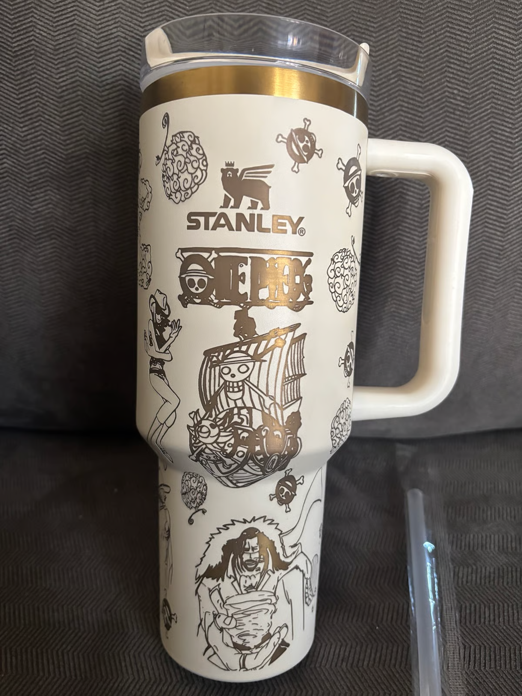 Vaso con diseño de One Piece