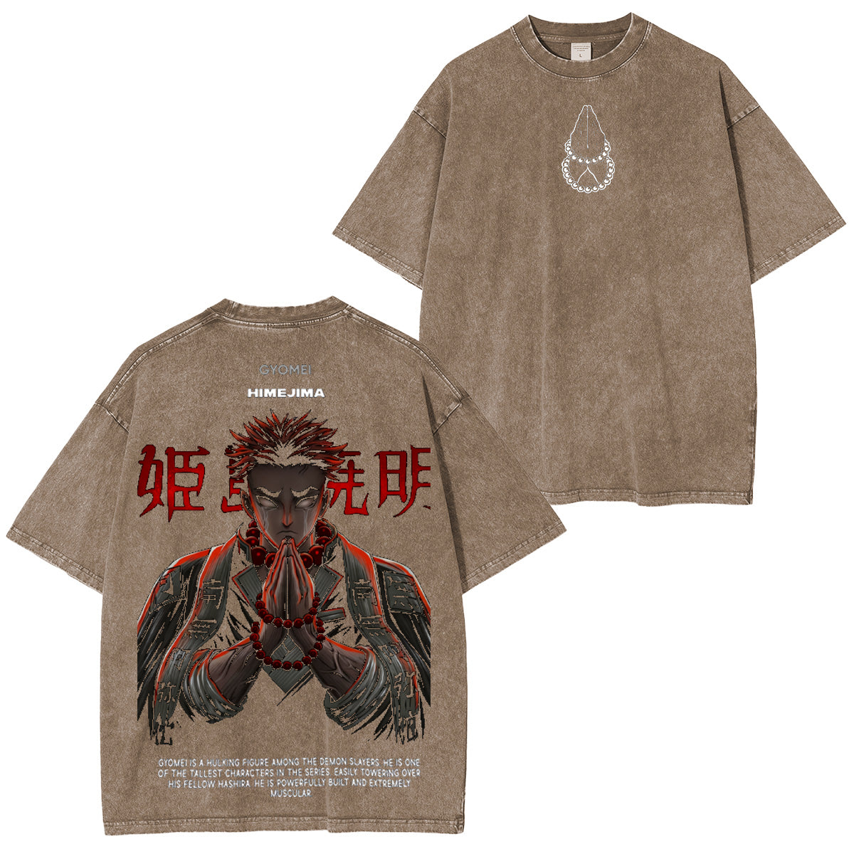 Demon Slayer Vintage Washed T-shirt/Crewneck/Hoodie