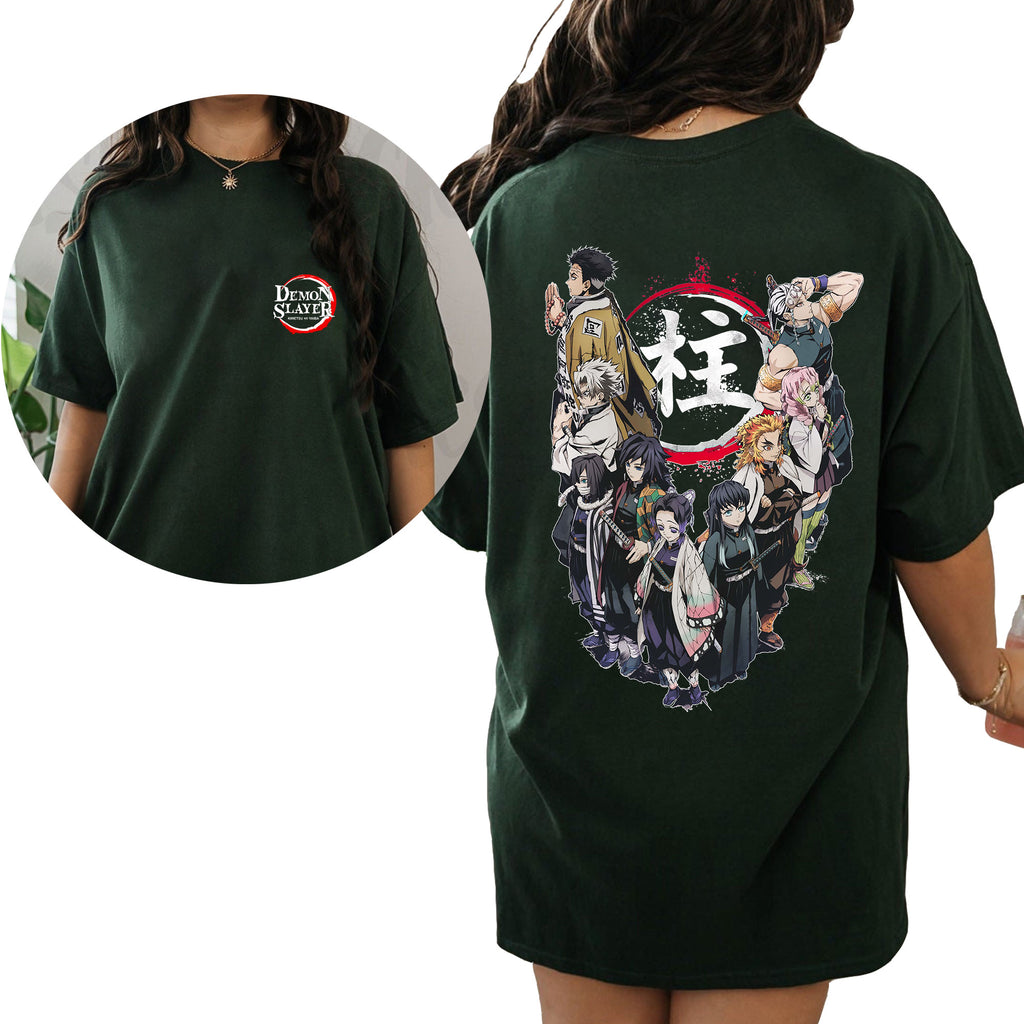 T-shirt, sweat-shirt ou sweat à capuche unisexe "Demon Slayer Piliers" pour fan d'anime