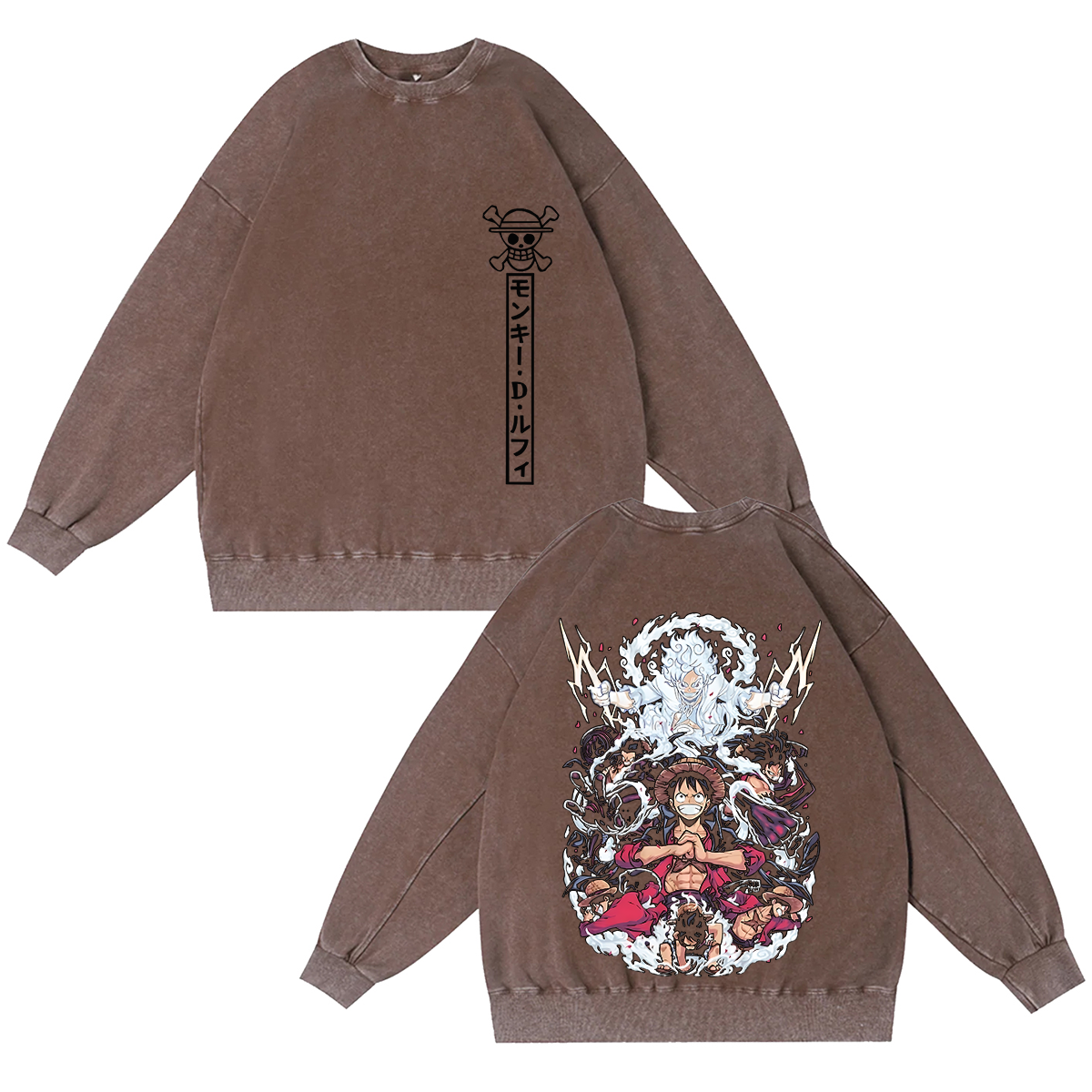 One Piece Luffy All Transformations Anime T-Shirt