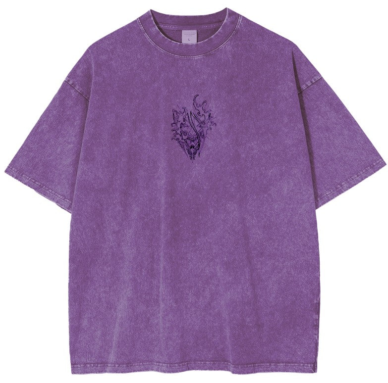 T-shirt unisexe délavé L'Attaque des Titans