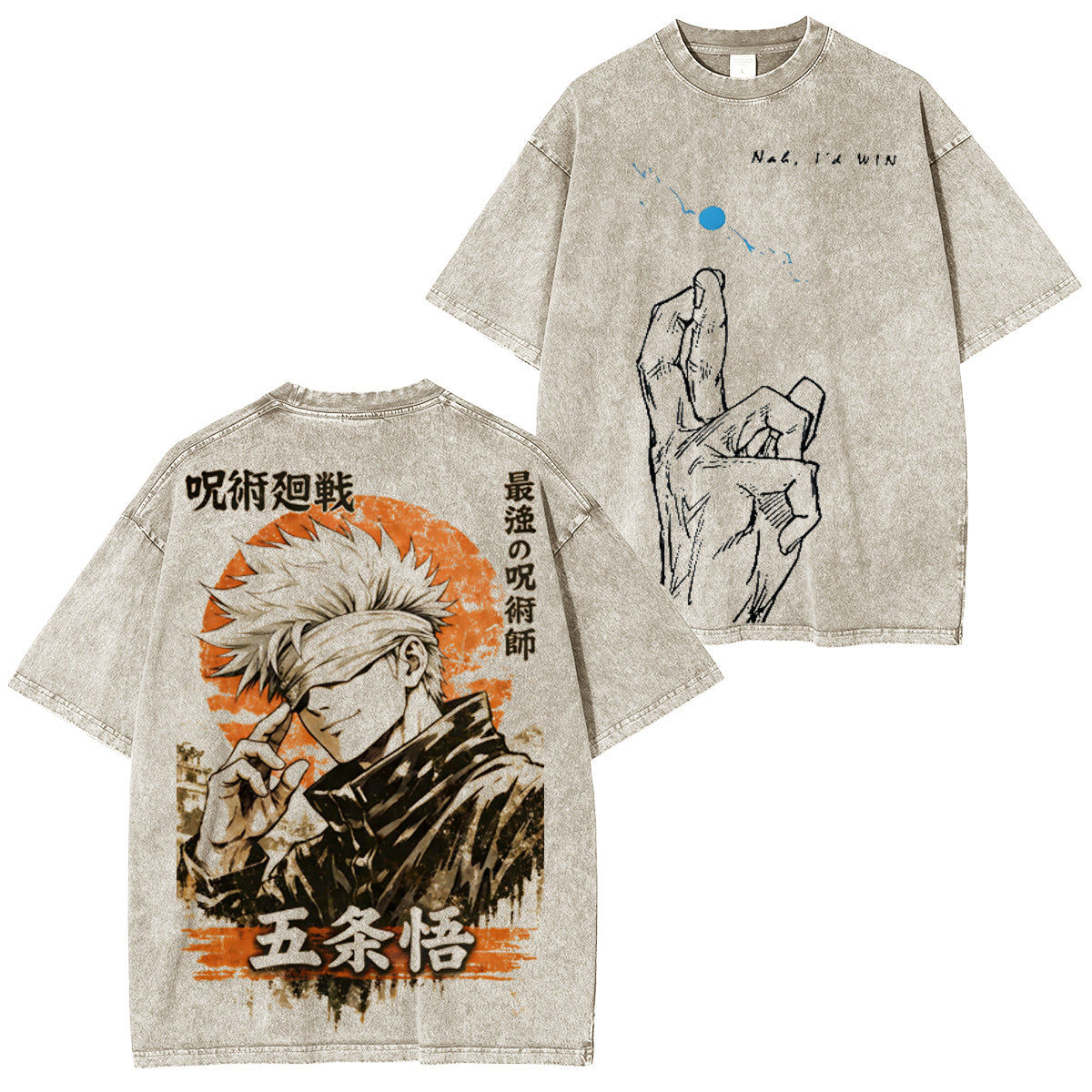 Jujutsu Kaisen Washed T-shirt/Crewneck/Hoodie