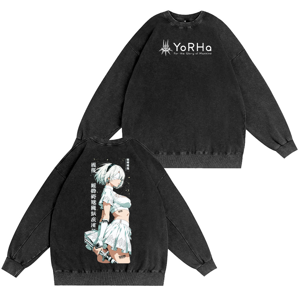 NieR: Automata Washed T-shirt/Crewneck/Hoodie