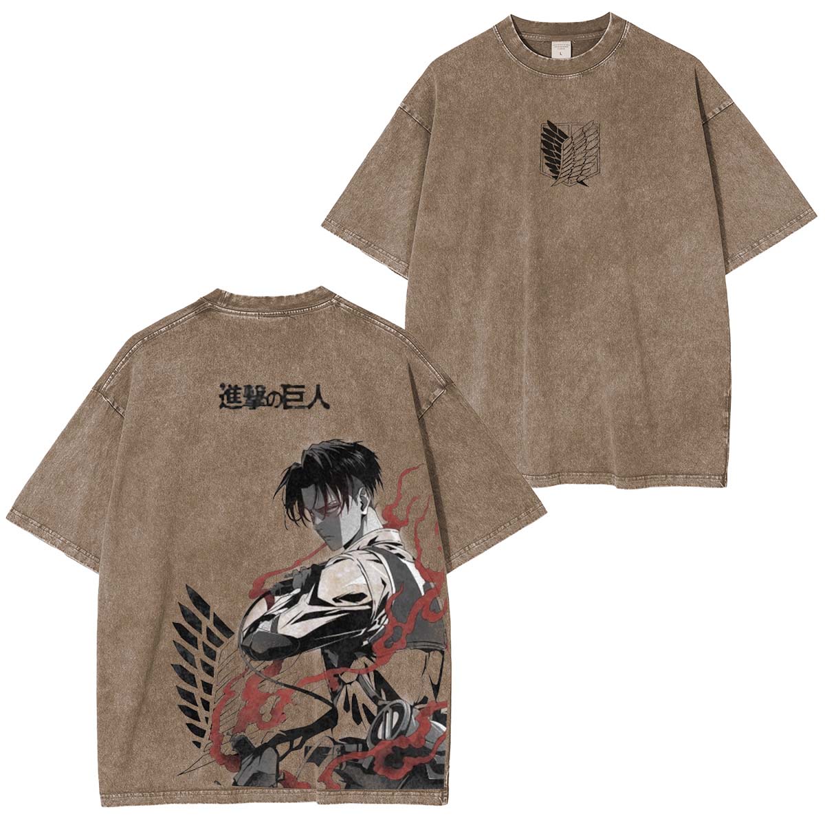 Levi Ackerman Vintage Washed Unisex T-Shirt
