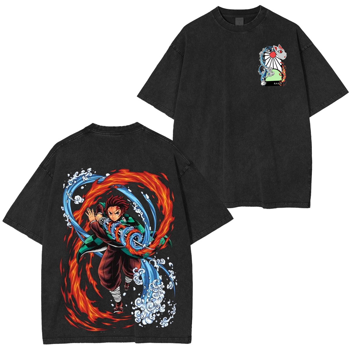 Camiseta Tanjiro Zenitsu de Demon Slayer