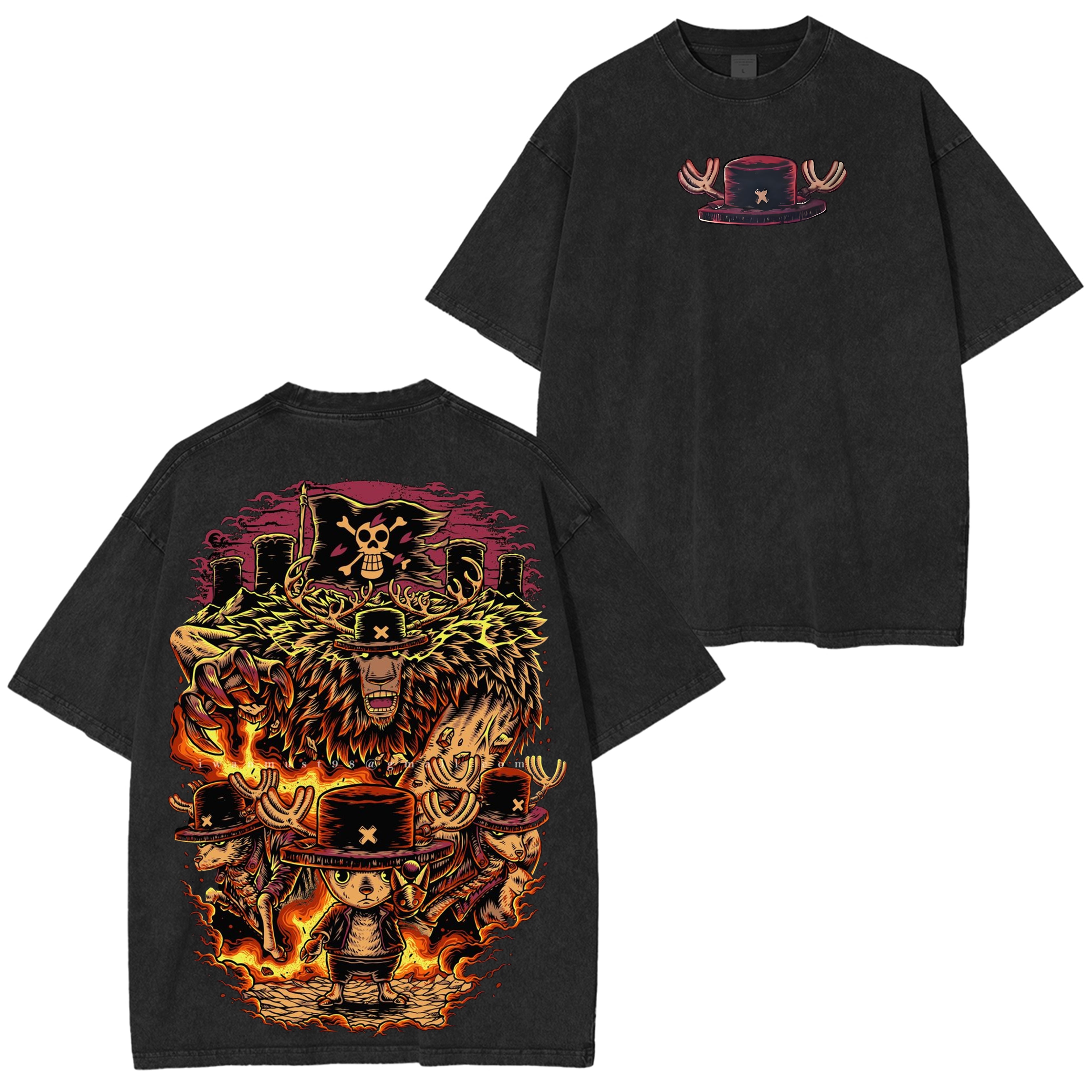 One Piece Chopper Anime Vintage T-Shirt