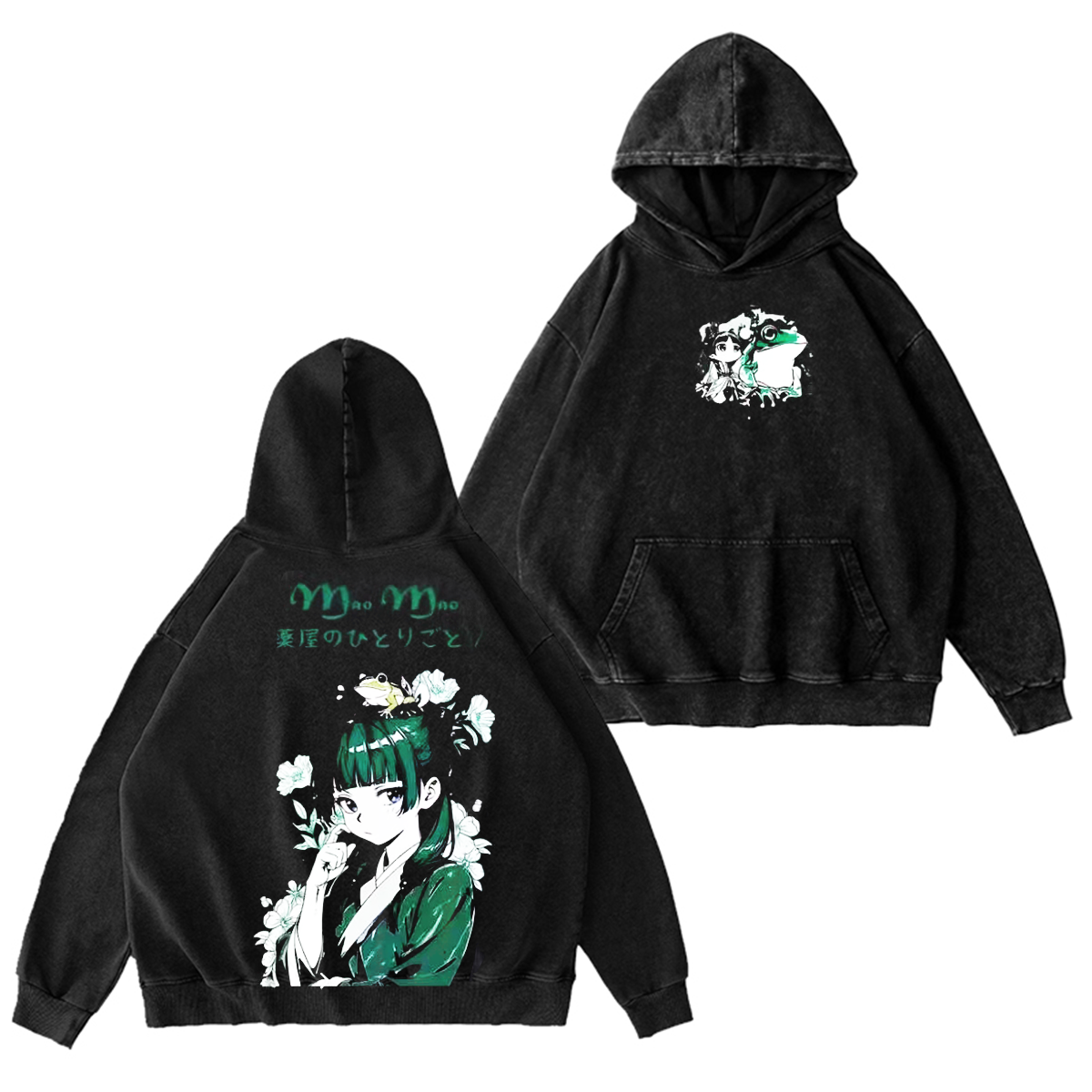 Maomao - La Genial Boticaria del Palacio Trasero Camiseta/Sudadera/Sudadera con Capucha con Lavado Vintage