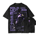 Solo Leveling Arise Printed Unisex Washed T-Shirt