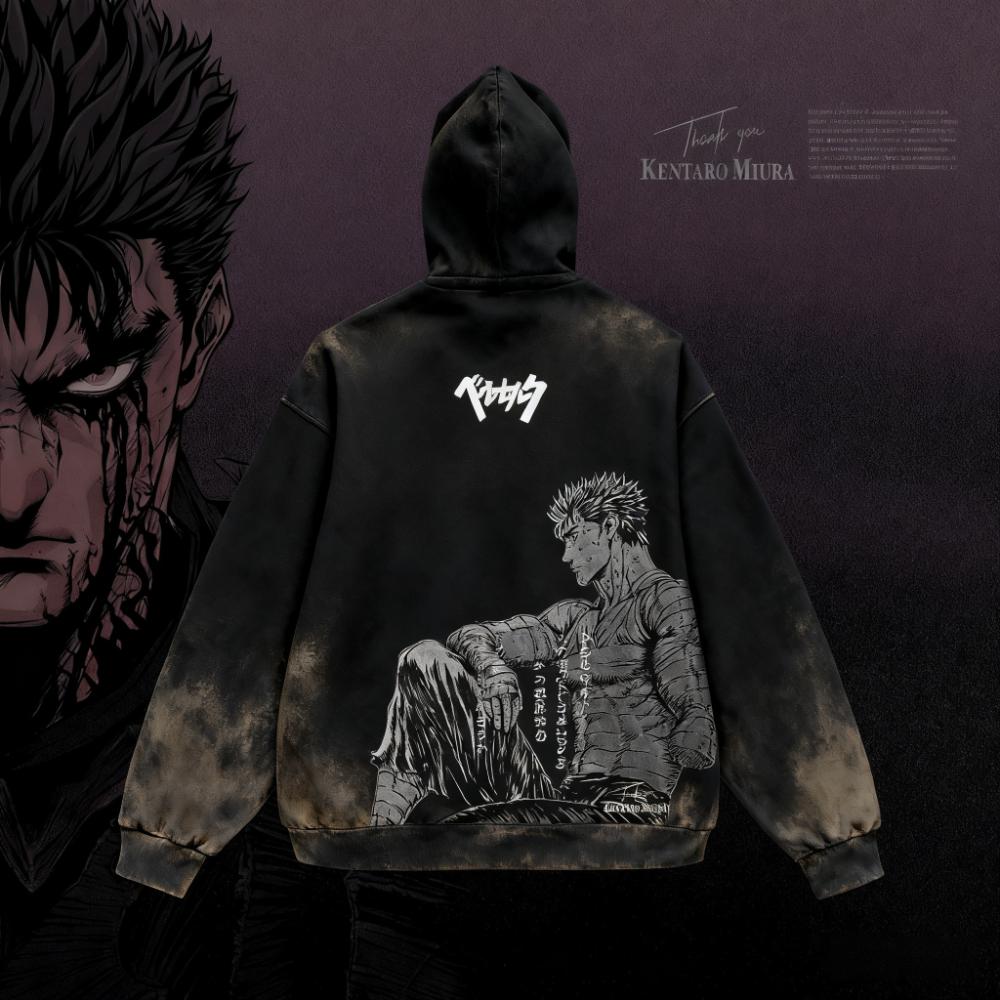 Sudadera con Capucha de Anime Berserk Guts