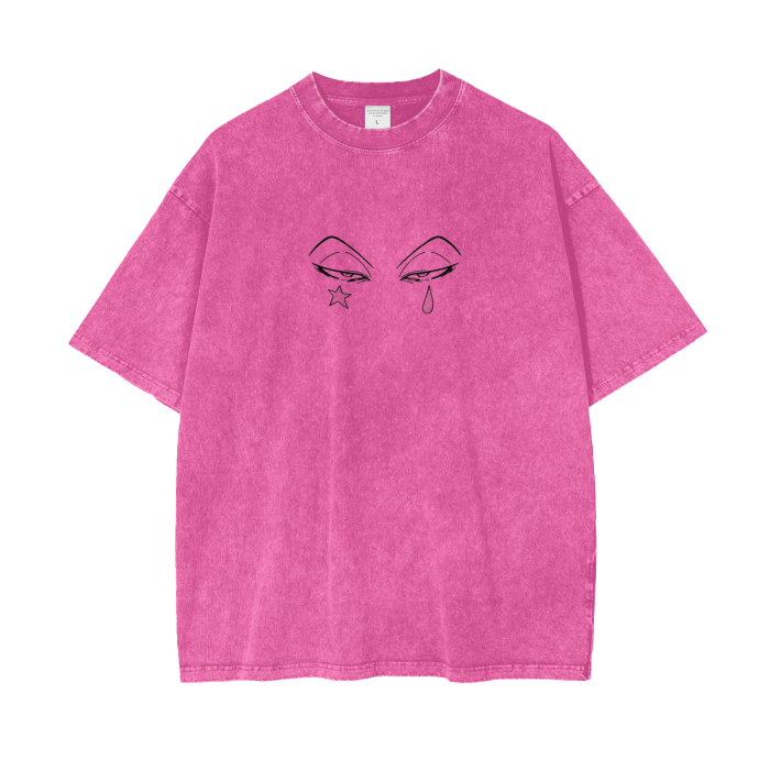 Phantom Jester Streetwear Shirt Pink Washed