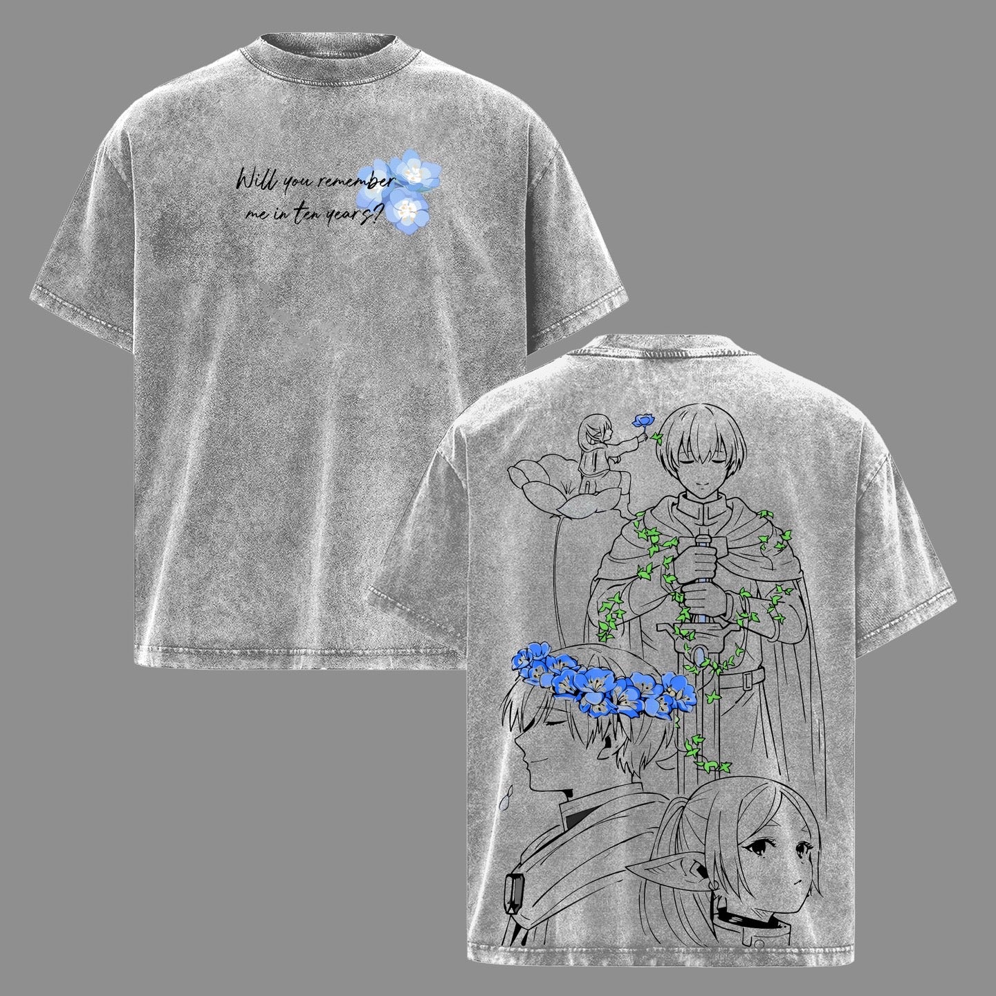 Frieren Beyond Journeys End Washed T-shirt/Crewneck/Hoodie
