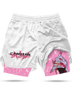 Shorts de sport imprimés Neon Genesis Evangelion