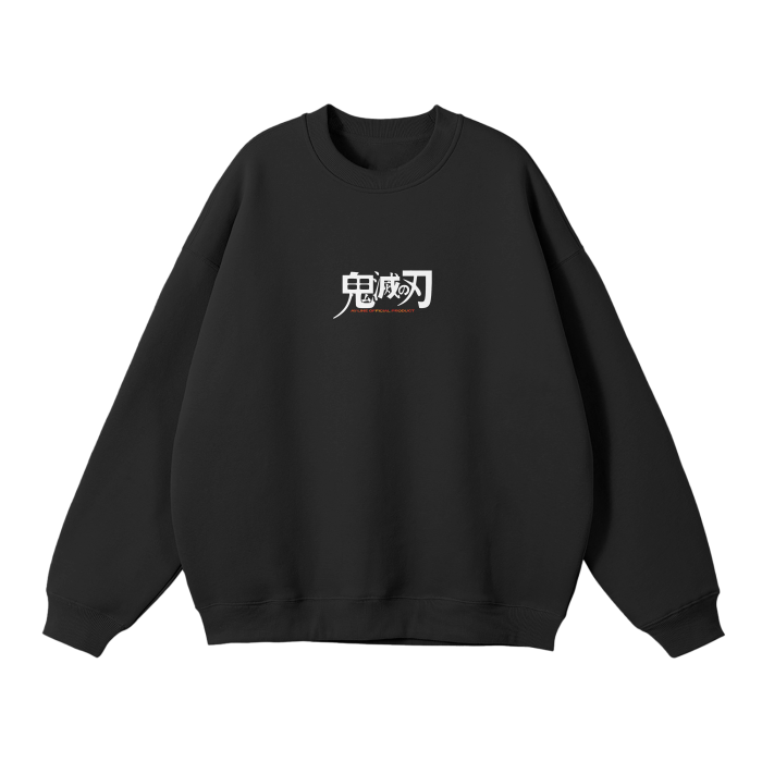 Sweat-shirt streetwear noir Pilier de la Flamme