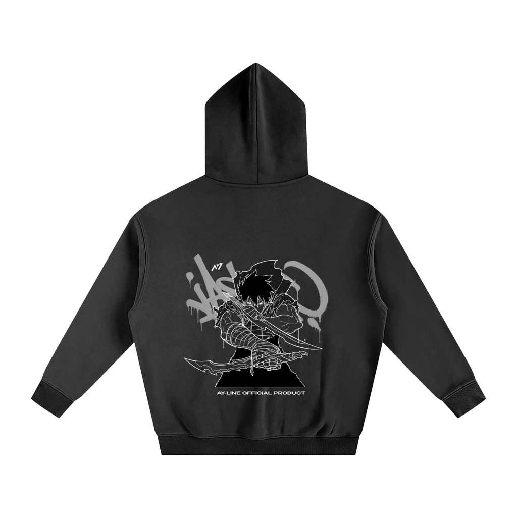 Sudadera con capucha Streetwear Cazador Rango E-Solo Leveling