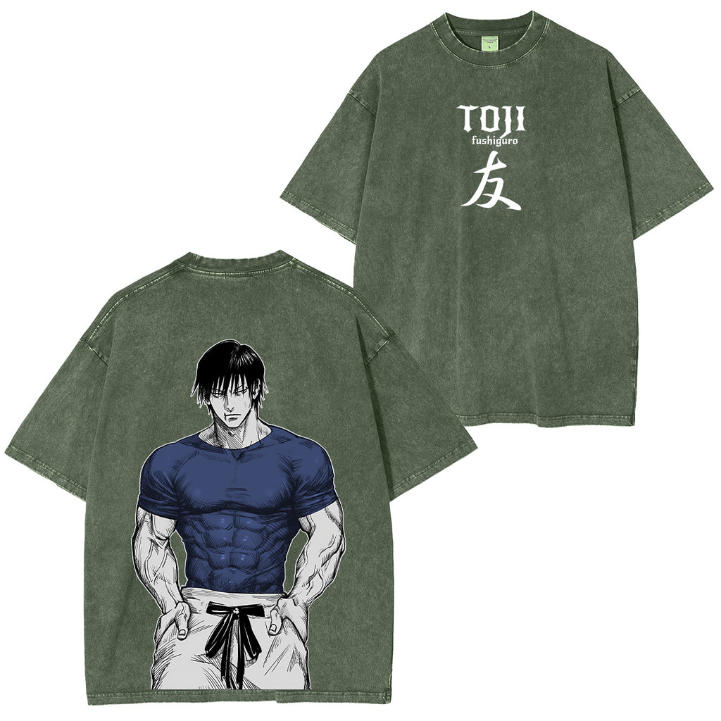 T-shirt/Sweat-shirt/Hoodie Toji Fushiguro délavé