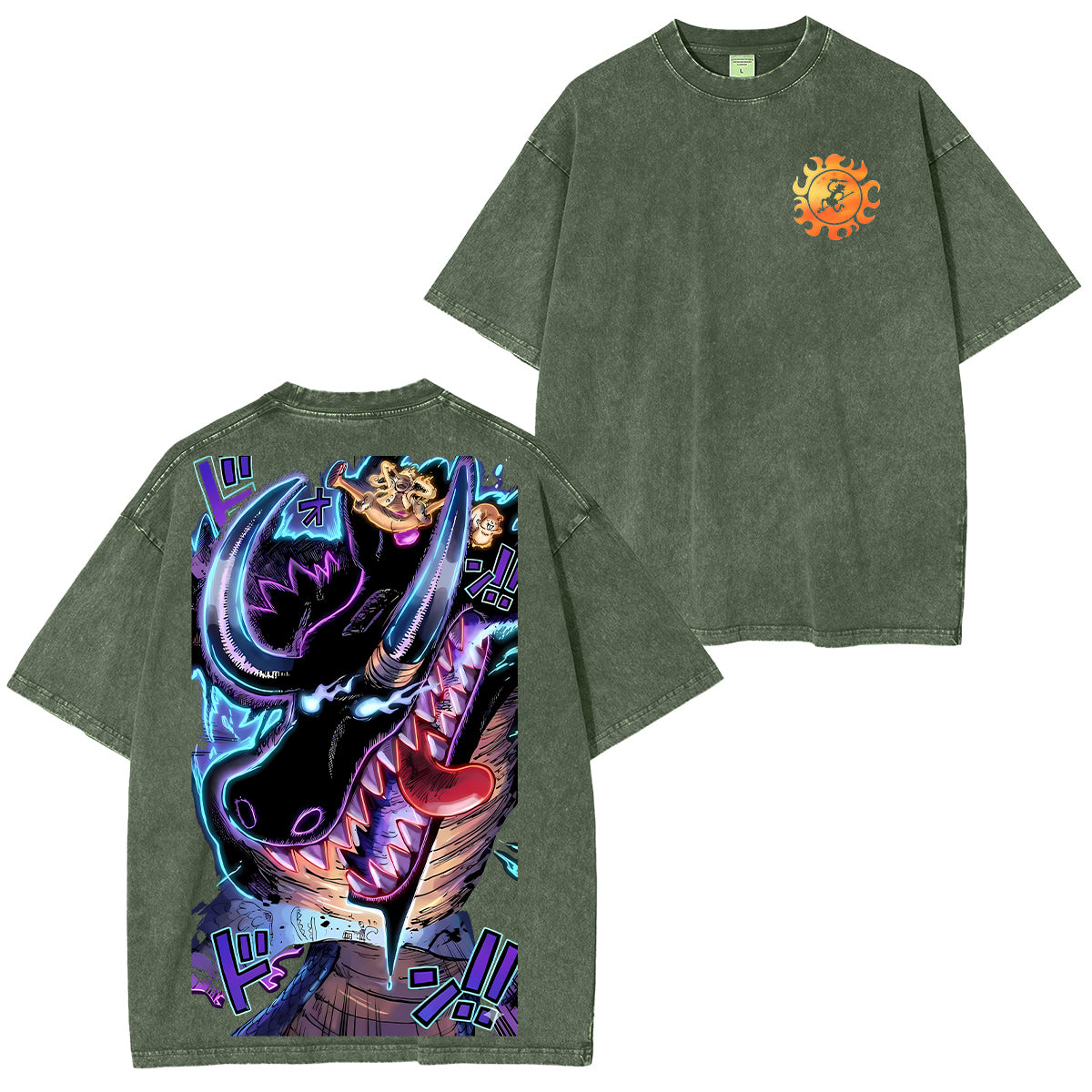 ONE PIECE Washed T-shirt/Crewneck/Hoodie