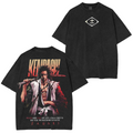 Kenpachi Zaraki-Bleach Anime Camiseta Lavada Unisex