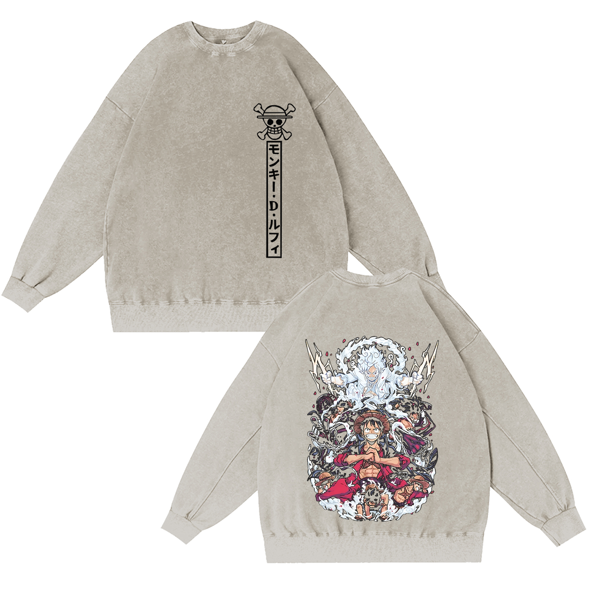 One Piece Luffy All Transformations Anime T-Shirt