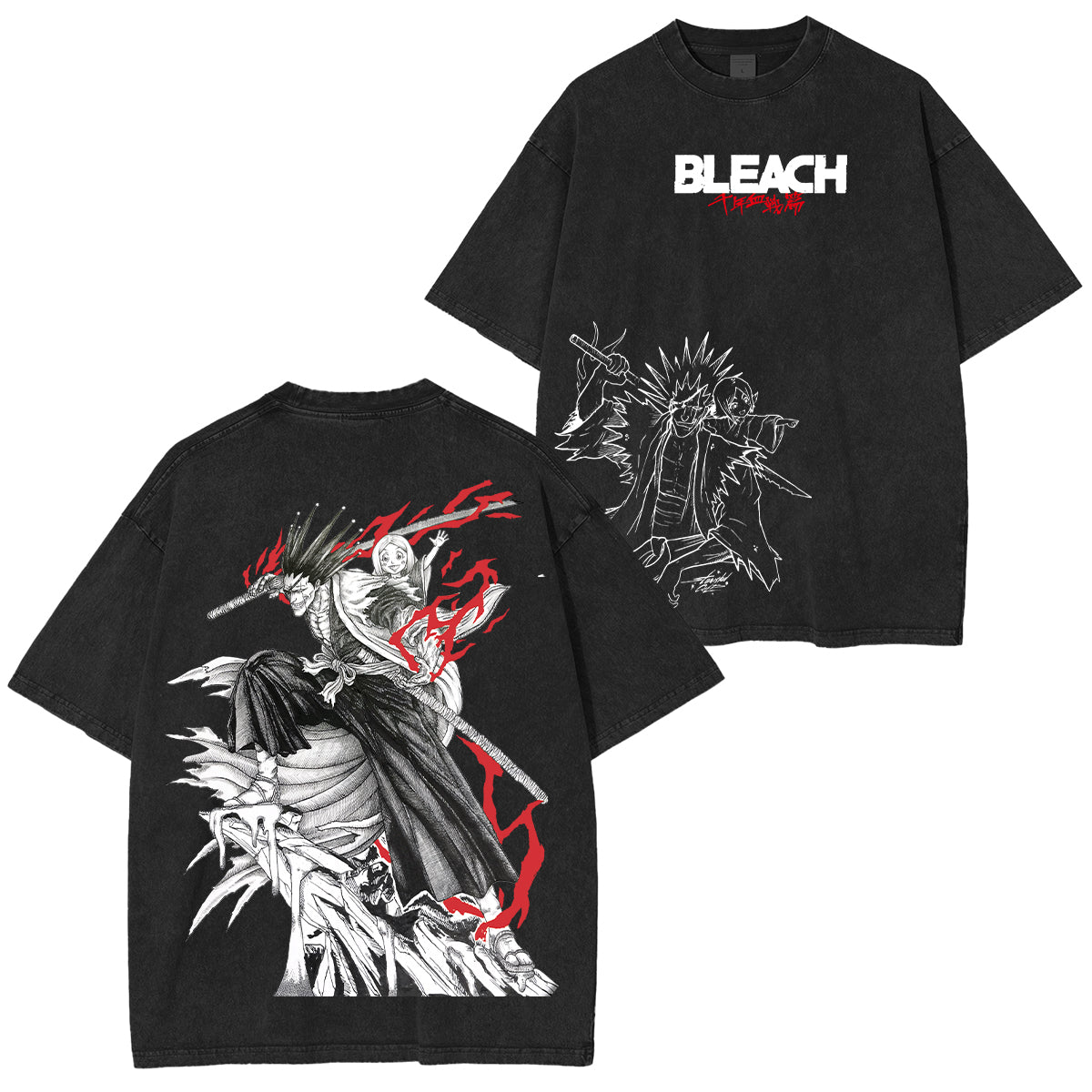 Kenpachi Zaraki Bleach Washed T-shirt/Crewneck/Hoodie